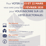 Impression inscription listes electorales affiche a4